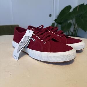 Superga 2750-Cotu Classic Dark Red  Sneakers Size 45 EU US 12 Men  NWT